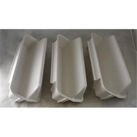 POWERHOUSE Pool Wall Ste; White - Set of 3 PO975296